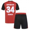 Bayer Leverkusen Granit Xhaka #34 Hjemmedraktsett Barn 2024-25 Kortermet (+ korte bukser)